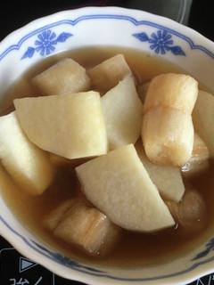 長芋とお麩の煮物-レシピのメイン写真