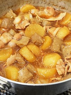 大根と豚バラの味噌煮-レシピのメイン写真