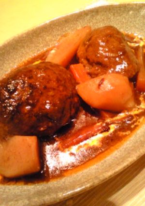 我が家の煮込みハンバーグ-レシピのメイン写真