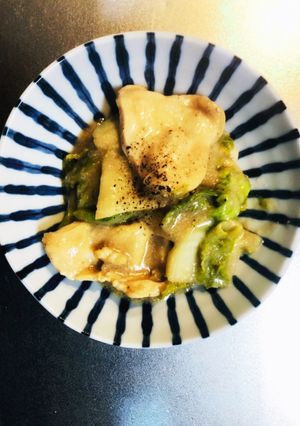 白菜と鶏肉のクリーム煮-レシピのメイン写真