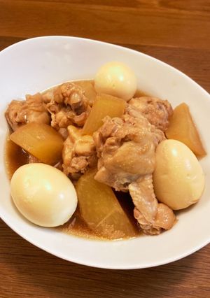 手羽元と大根の味ぽんサッパリ煮-レシピのメイン写真