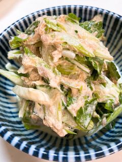 セロリのツナマヨサラダ-レシピのメイン写真