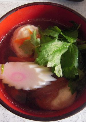 我が家のお雑煮(東北風)-レシピのメイン写真