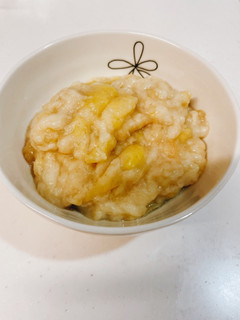 離乳食初期〜バナナときな粉のパン粥-レシピのメイン写真