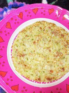 離乳食に☆ふんわりきゃべつのお好み焼き-レシピのメイン写真