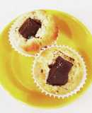 ある日のマフィン。プレーンとチョコと。