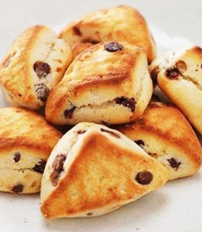 チョコチャンクスコーン by めだかの母 【クックパッド】 簡単おいしい