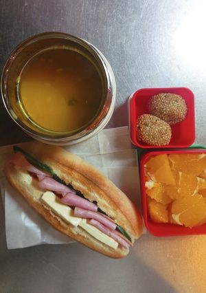 JK☆ハムとクリームチーズのサンドイッチ-レシピのメイン写真