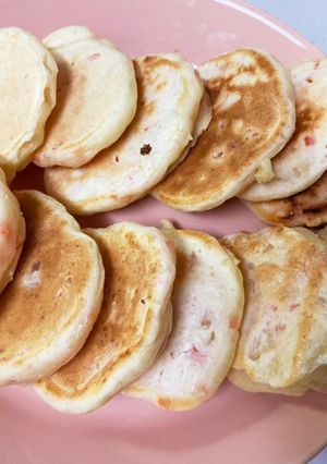 人参と玉ねぎのパンケーキ(牛乳卵不使用)-レシピのメイン写真
