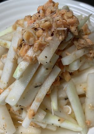 あのサケ缶で大根サラダ-レシピのメイン写真