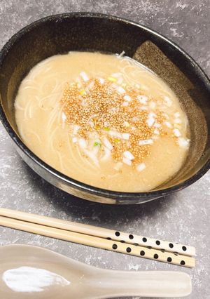 角煮だしアレンジ✨味噌ラーメン風そうめん-レシピのメイン写真