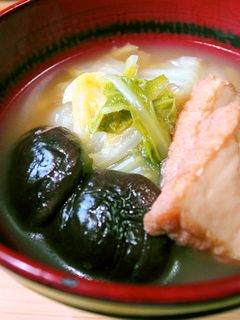白菜と厚揚げと椎茸の煮物-レシピのメイン写真