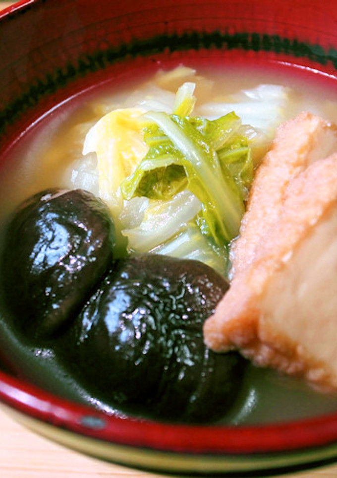 白菜と厚揚げと椎茸の煮物-レシピのメイン写真