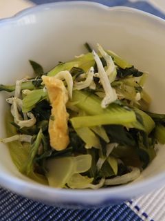 小松菜としらすの煮びたし-レシピのメイン写真