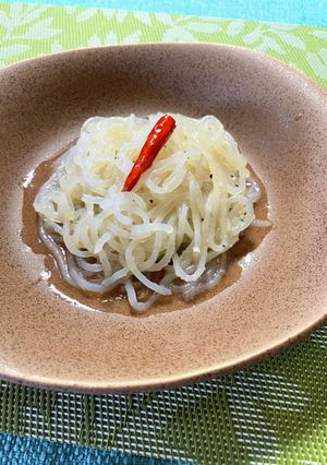 簡単！しらたきペペロンチーノ-レシピのメイン写真