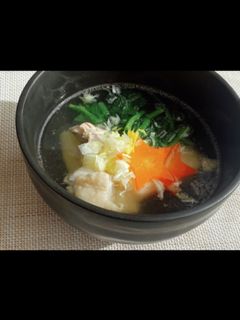 白だしのお雑煮-レシピのメイン写真