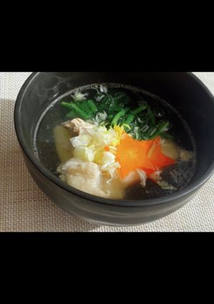 白だしのお雑煮-レシピのメイン写真