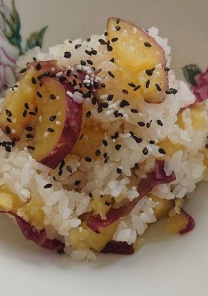 ホエイ入りサツマイモの炊き込みご飯-レシピのメイン写真