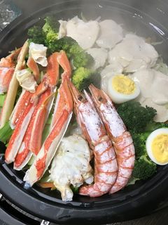 蒸し料理(残り物で簡単蒸し鍋)-レシピのメイン写真