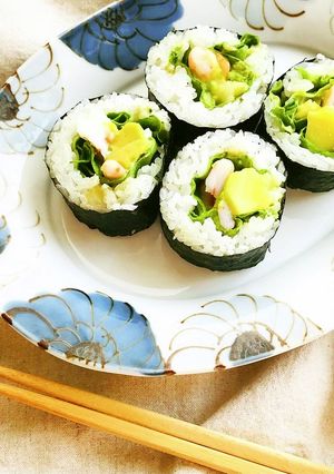 恵方巻に！エビアボカドロール-レシピのメイン写真