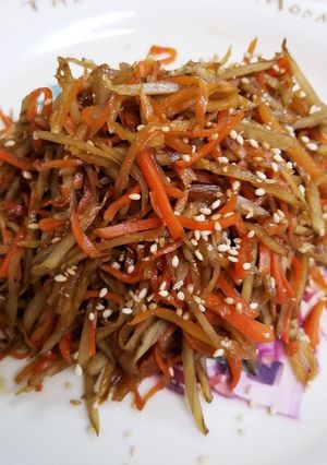 なぜかおいしかった今日のきんぴらごぼう-レシピのメイン写真