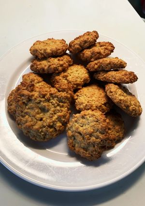 混ぜて焼くだけ簡単オートミールクッキー-レシピのメイン写真