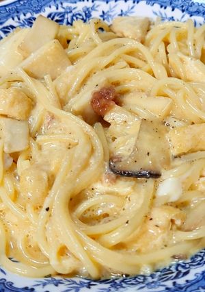 わかやまの梅の豆乳クリームパスタ-レシピのメイン写真