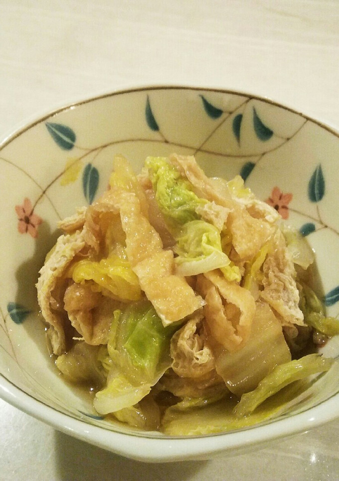 簡単おかず❗白菜油揚げ煮浸し-レシピのメイン写真