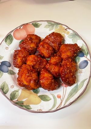 冷凍唐揚げで簡単ヤンニョムチキン-レシピのメイン写真