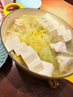 鶏肉が美味♪鷹の爪を入れて★鶏の水炊き-レシピのメイン写真