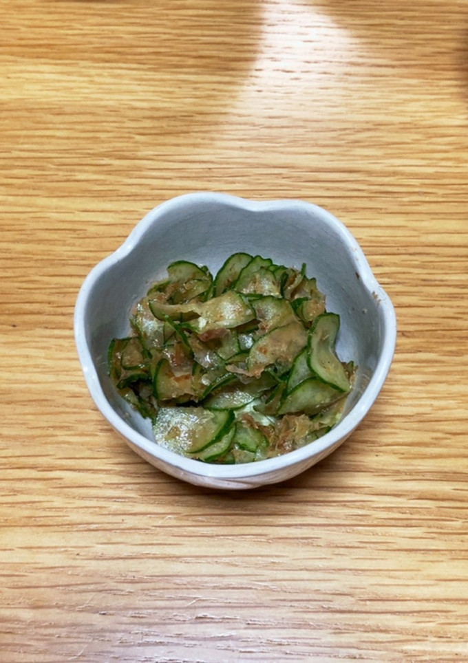 キュウリとかつお節の和え物　簡単！-レシピのメイン写真