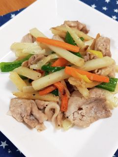豚肉とじゃがいもの中華炒め-レシピのメイン写真