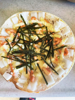 餅入り明太ピザ-レシピのメイン写真
