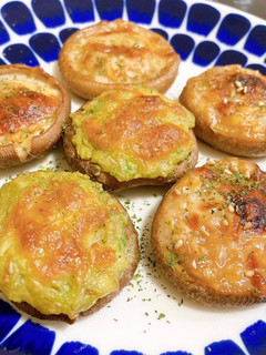 椎茸のチーズ焼き♡3種盛り-レシピのメイン写真