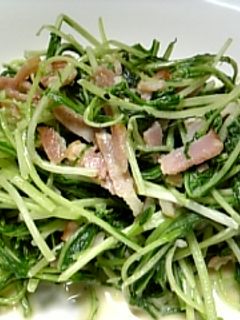 ★水菜とベーコンのマヨ醤油炒め★-レシピのメイン写真