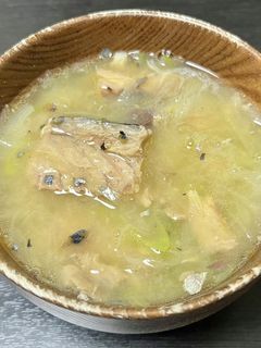 サバ缶丸ごと☆旨味たっぷり味噌汁-レシピのメイン写真