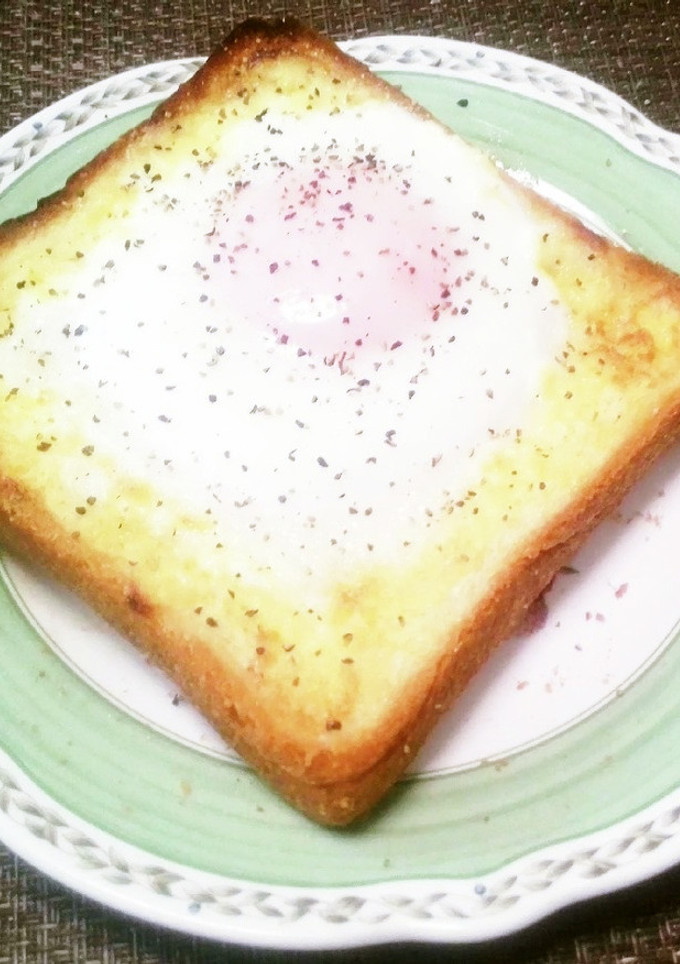★目玉焼きトースト★-レシピのメイン写真