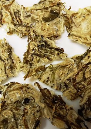 偏食　めかぶしらすパリパリせんべい-レシピのメイン写真