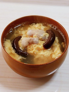 食材3つ♪キノコの卵とじ雑煮-レシピのメイン写真