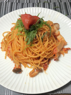 キムチタラコパスタ-レシピのメイン写真
