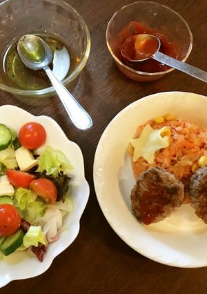 ヘルシーだけど満足！健康志向のロコモコ丼-レシピのメイン写真