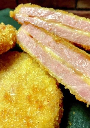 チーズinハムカツ-レシピのメイン写真