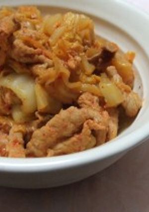 豚肉と白菜のキムチ炒め-レシピのメイン写真