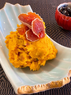 料亭風♡干し柿とかぼちゃのサラダ♡-レシピのメイン写真