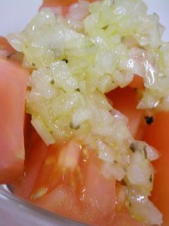 玉ねぎのドレッシングで☆トマトサラダ☆-レシピのメイン写真