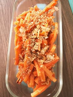 作り置きに。にんじんとツナの炒めもの-レシピのメイン写真