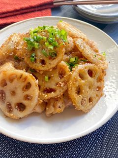 鶏肉とれんこんの甘酢炒め-レシピのメイン写真
