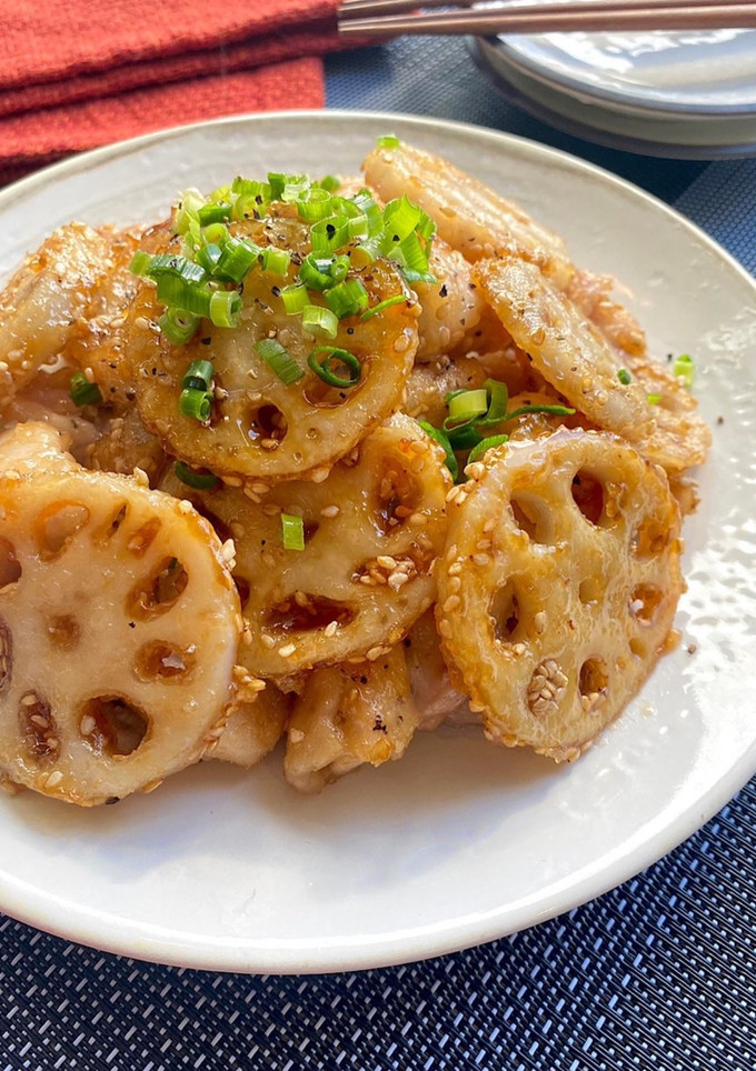 鶏肉とれんこんの甘酢炒め-レシピのメイン写真