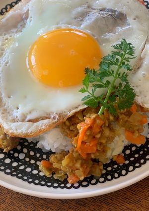 市販のルーで作る野菜たっぷりドライカレー-レシピのメイン写真