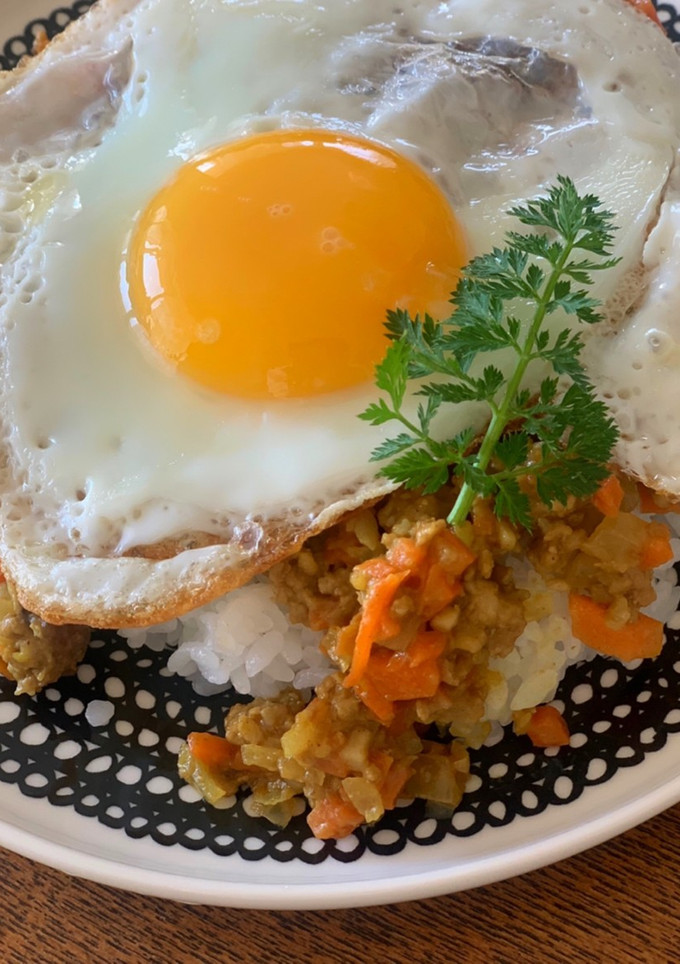 市販のルーで作る野菜たっぷりドライカレー-レシピのメイン写真